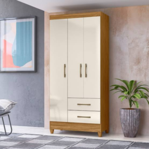 Roupeiro 3 Portas Lima Freijo Off White Moval